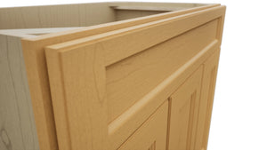 Fabuwood Fusion Timber VSD42 Vanity Combo Cabinet, Detail View