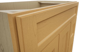 Fabuwood Fusion Timber VSD48 Vanity Combo Cabinet, Detail View