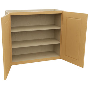 Fabuwood Fusion Timber W3330 Wall Standard Cabinet, Open View