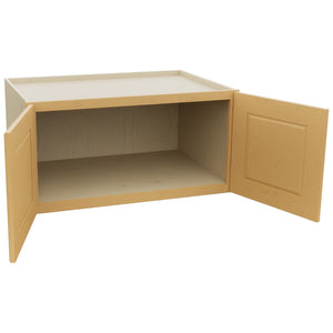 Fabuwood Fusion Timber W361824 Wall Deep Cabinet, Open View