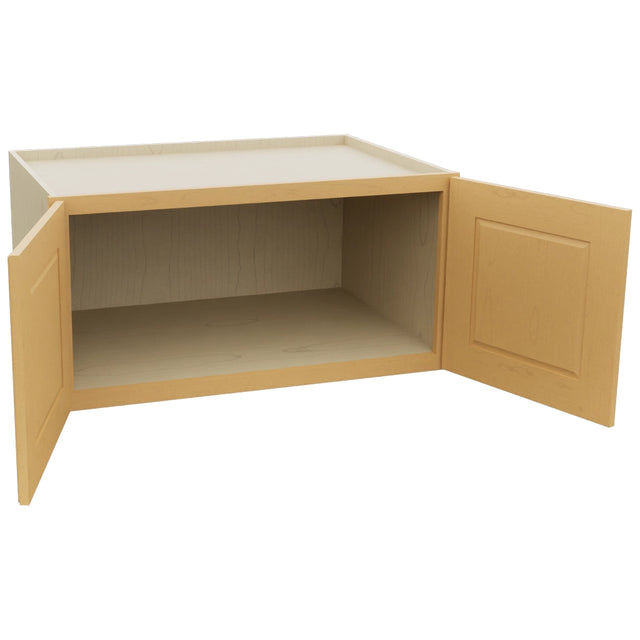 Fabuwood Fusion Timber W361824 Wall Deep Cabinet, Open View