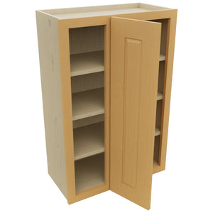 Fabuwood Fusion Timber WBC2436 Wall Corner Blind Cabinet, Open View