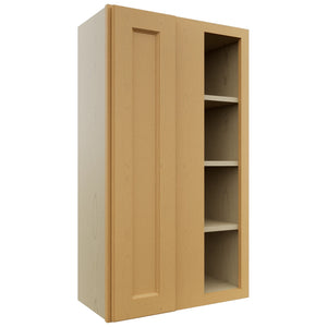 Fabuwood Fusion Timber WBC2442 Wall Corner Blind Cabinet, Front View