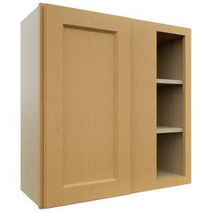 Fabuwood Fusion Timber WBC3030 Wall Corner Blind Cabinet, Front View
