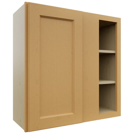 Fabuwood Fusion Timber WBC3030 Wall Corner Blind Cabinet, Front View