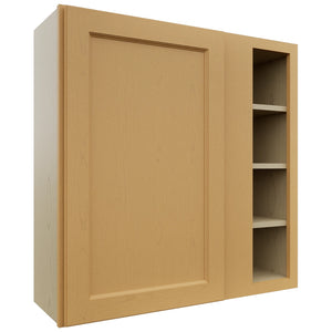 Fabuwood Fusion Timber WBC3636 Wall Corner Blind Cabinet, Front View