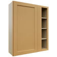 Fabuwood Fusion Timber WBC3642 Wall Corner Blind Cabinet, Front View