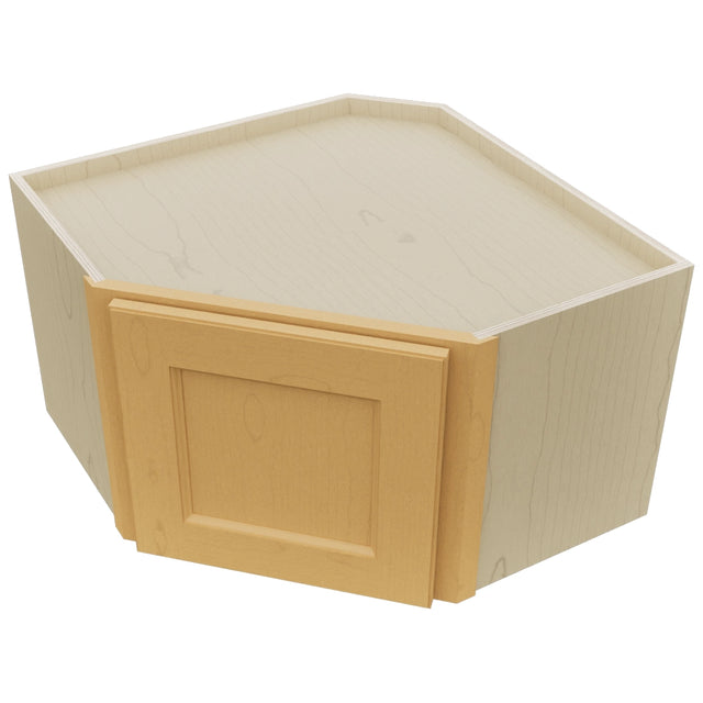 Fabuwood Fusion Timber WDC2415 Wall Corner Diagonal Cabinet, Top View