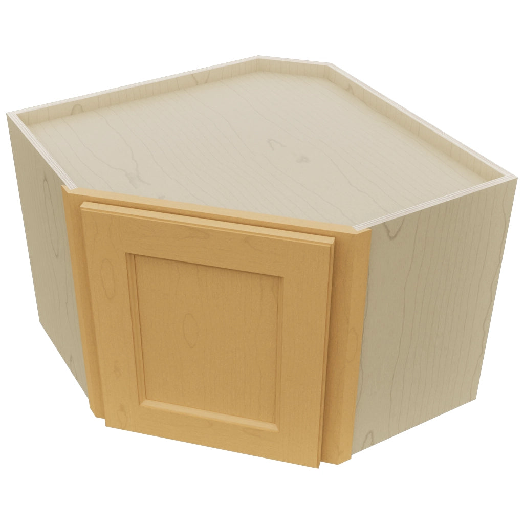 Fabuwood Fusion Timber WDC2418 Wall Corner Diagonal Cabinet, Top View
