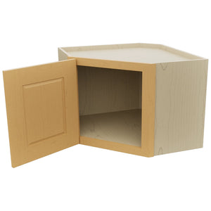 Fabuwood Fusion Timber WDC2418 Wall Corner Diagonal Cabinet, Open View