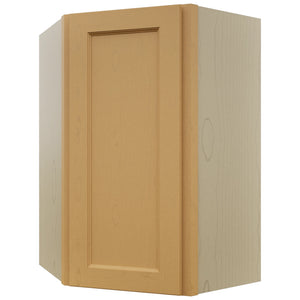 Fabuwood Fusion Timber WDC2436 Wall Corner Diagonal Cabinet, Front View