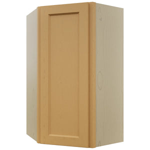 Fabuwood Fusion Timber WDC2442 Wall Corner Diagonal Cabinet, Front View