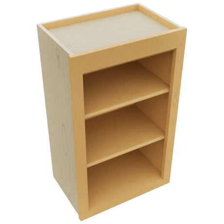 Fabuwood Fusion Timber WOS1830 Wall Open Shelf, Top View