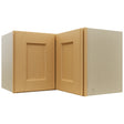 Fabuwood Fusion Timber WPC2415 Wall Corner Pie Cabinet, Front View