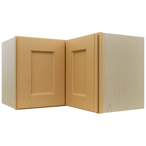 Fabuwood Fusion Timber WPC2415 Wall Corner Pie Cabinet, Front View