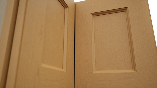 Fabuwood Fusion Timber WPC2415 Wall Corner Pie Cabinet, Detail View