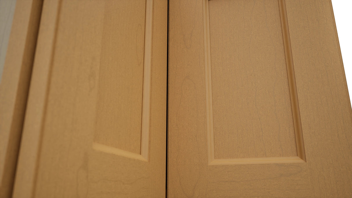 Fabuwood Fusion Timber WPC2418 Wall Corner Pie Cabinet, Detail View