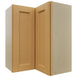 Fabuwood Fusion Timber WPC2430 Wall Corner Pie Cabinet, Front View