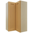 Fabuwood Fusion Timber WPC2442 Wall Corner Pie Cabinet, Front View