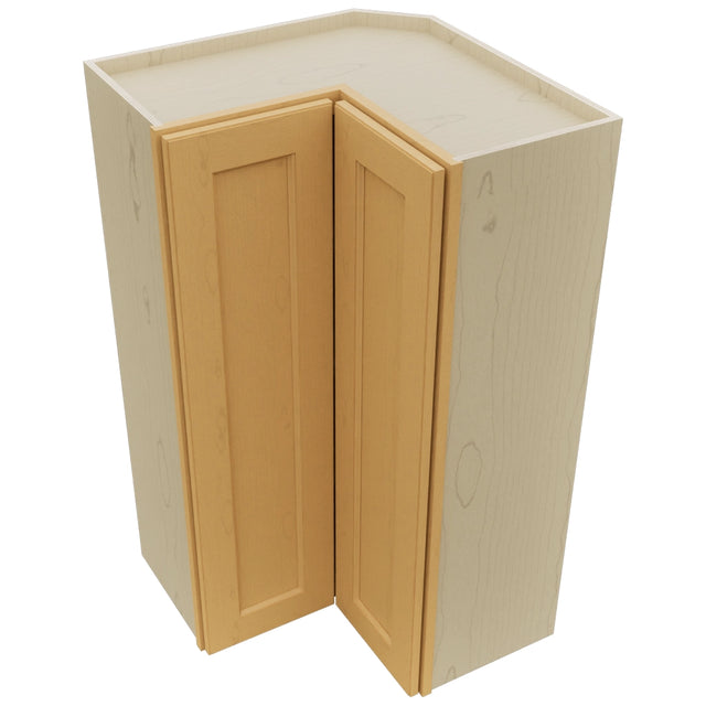 Fabuwood Fusion Timber WPC2442 Wall Corner Pie Cabinet, Top View