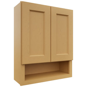 Fabuwood Fusion Timber WVS2430 Vanity Wall Storage, Front View