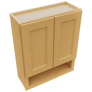 Fabuwood Fusion Timber WVS2430 Vanity Wall Storage, Top View