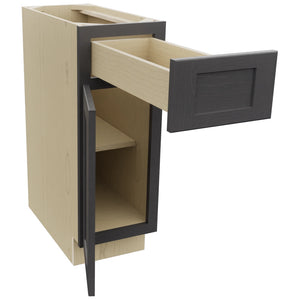 Fabuwood Galaxy Cobblestone B12 Base Standard Cabinet, Open View