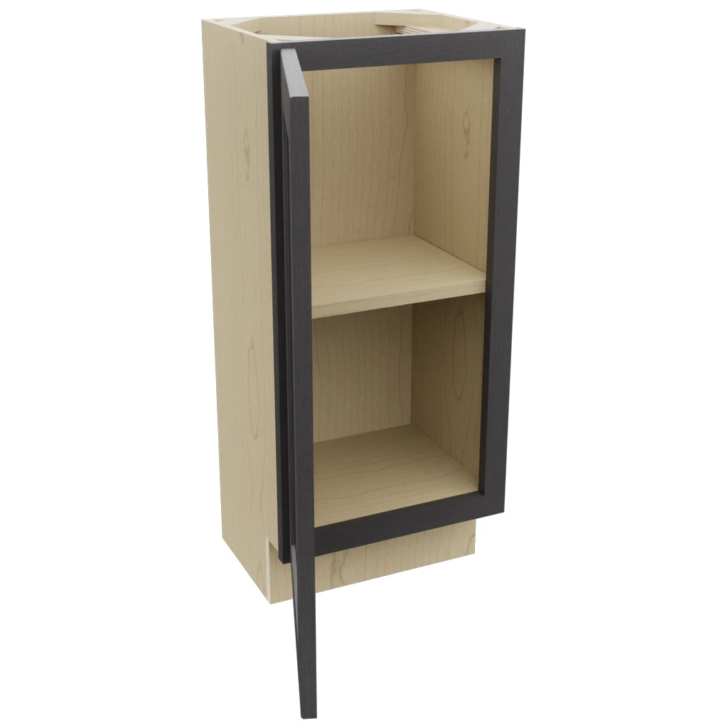 Fabuwood Galaxy Cobblestone B15FD-12D Base Full Door Cabinet, Open View