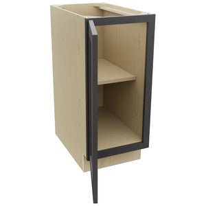 Fabuwood Galaxy Cobblestone B15FD Base Full Door Cabinet, Open View