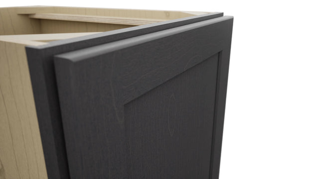 Fabuwood Galaxy Cobblestone B18FD Base Full Door Cabinet, Detail View