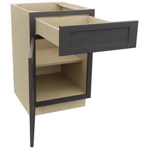 Fabuwood Galaxy Cobblestone B21 Base Standard Cabinet, Open View