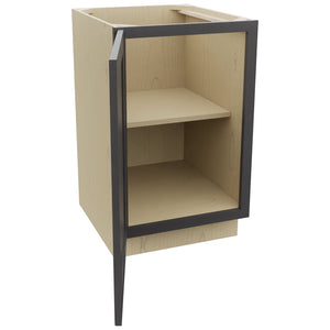 Fabuwood Galaxy Cobblestone B21FD Base Full Door Cabinet, Open View