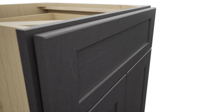 Fabuwood Galaxy Cobblestone B24 Base Standard Cabinet, Detail View