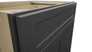 Fabuwood Galaxy Cobblestone B33SDF Base Standard Cabinet, Detail View