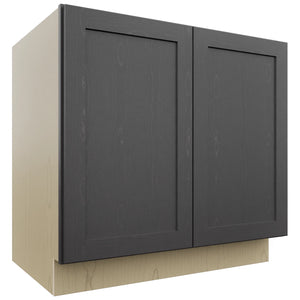 Fabuwood Galaxy Cobblestone B36FD Base Full Door Cabinet, Front View