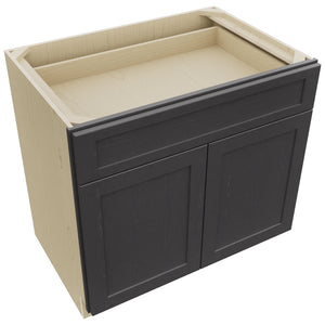 Fabuwood Galaxy Cobblestone B36SDF Base Standard Cabinet, Top View