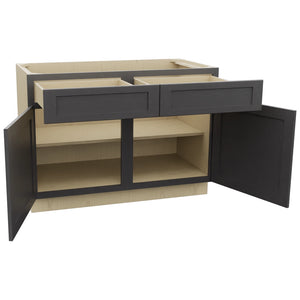 Fabuwood Galaxy Cobblestone B48 Base Standard Cabinet, Open View