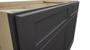 Fabuwood Galaxy Cobblestone B48 Base Standard Cabinet, Detail View