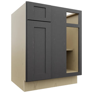 Fabuwood Galaxy Cobblestone BLB36/39 Base Corner Blind Cabinet, Front View