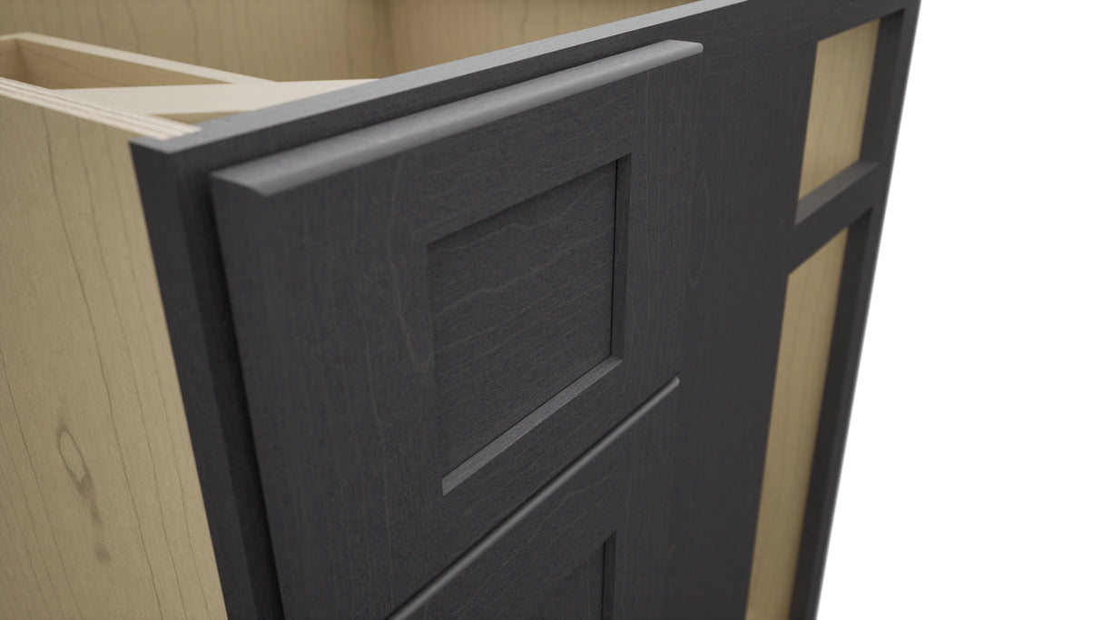 Fabuwood Galaxy Cobblestone BLB36/39 Base Corner Blind Cabinet, Detail View