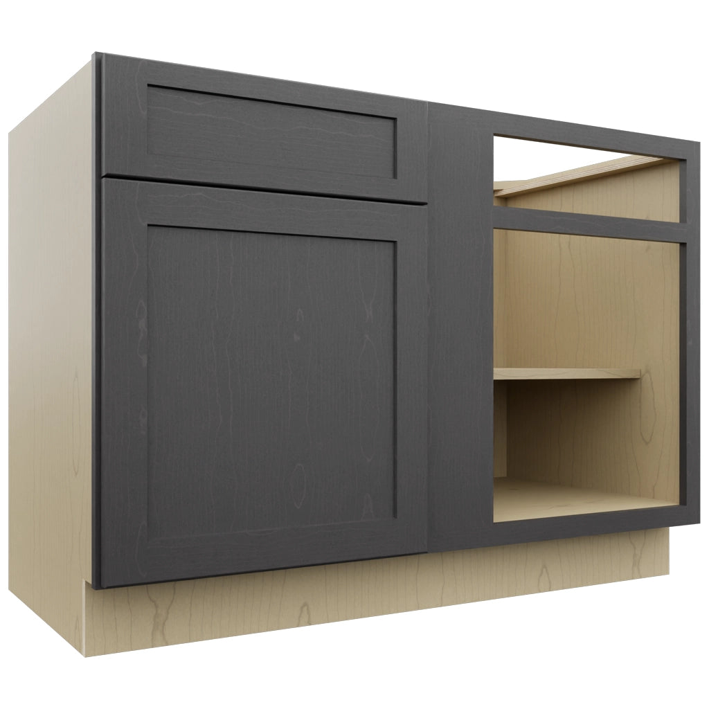 Fabuwood Galaxy Cobblestone BLB48/51 Base Corner Blind Cabinet, Front View