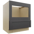 Fabuwood Galaxy Cobblestone BMC30 Base Microwave Cabinet, Front View