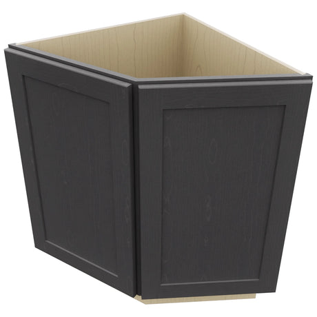 Fabuwood Galaxy Cobblestone BRA24 Base Return Angle Cabinet, Top View