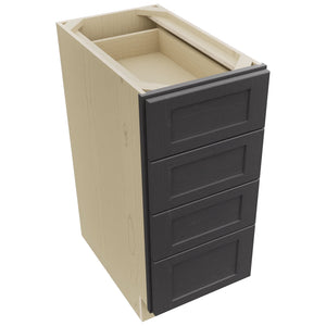 Fabuwood Galaxy Cobblestone DB15-4 Base 4 Drawers Cabinet, Top View