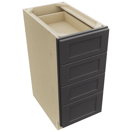 Fabuwood Galaxy Cobblestone DB15-4 Base 4 Drawers Cabinet, Top View