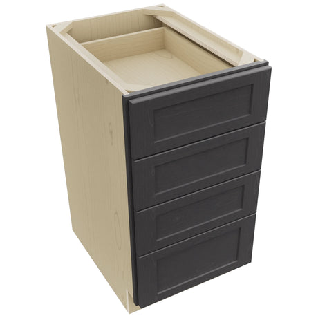 Fabuwood Galaxy Cobblestone DB18-4 Base 4 Drawers Cabinet, Top View