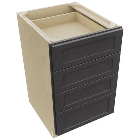 Fabuwood Galaxy Cobblestone DB21-4 Base 4 Drawers Cabinet, Top View