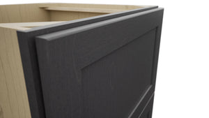 Fabuwood Galaxy Cobblestone DB24-2 Base 2 Drawers Cabinet, Detail View