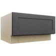 Fabuwood Galaxy Cobblestone DBS30 Base Bench Seat Cabinet, Front View