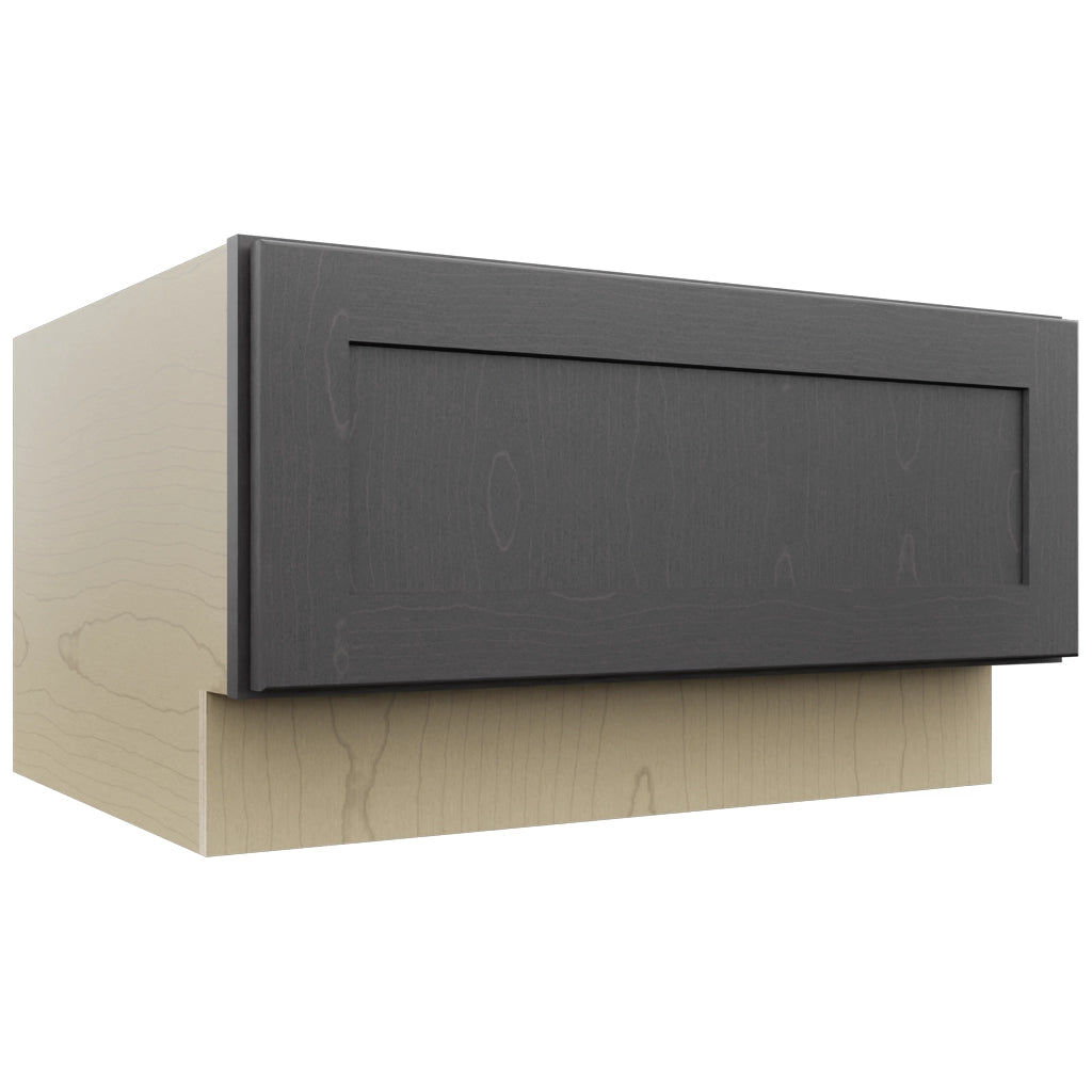 Fabuwood Galaxy Cobblestone DBS30 Base Bench Seat Cabinet, Front View